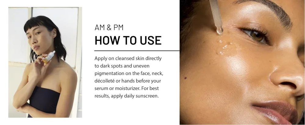 Dr. Brandt Bright This Way Dark Spots No More - Reduces Number Intensity and Size of Pigmented Spots - 0.5 fl oz / 15 ml - How to use