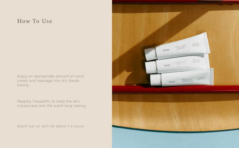 Huxley HAND CREAM BERBER PORTRAIT - product information 21