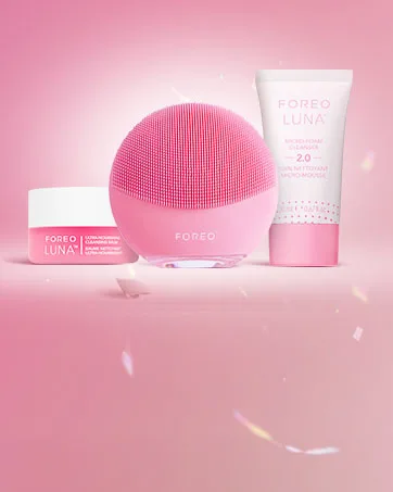 FOREO UFO mini 2 Red Light Therapy For Face - Deep Facial Hydration - Anti Aging - Face Moisturizer - Dark Spot Remover - Full LED Spectrum - Pearl Pink - foreo luna mini 3