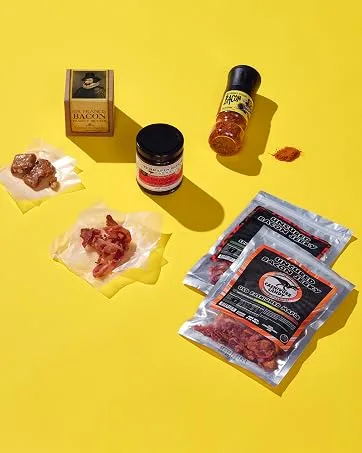 Man Crates Beard Wrangler Mini Crate - Includes Beard Shampoo Beard Balm Grooming Oil Beard Brush - 100% Natural Oils - Unique Gift for Men - bacon crate