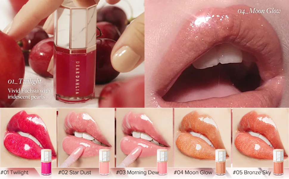 Dear Dahlia Paradise Aurora Shine Lip Treatment 0.21 fl. Oz. (MORNINGDEW) - LIP_PASLT