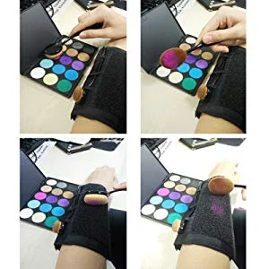 Pinkiou Makeup Brushes Color Removal Cleaner Sponge + Switch Armband Cleaner Arm Sponge 2 in 1 Set - makeup brush armband
