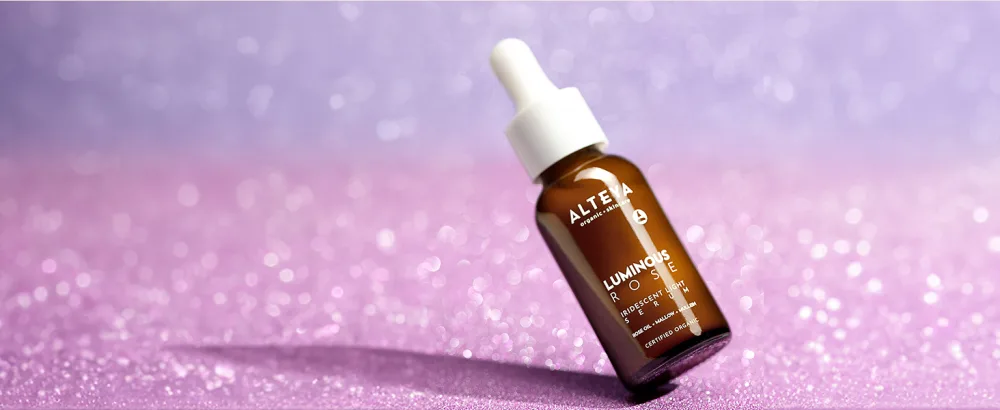 Alteya Organics Luminous Rose Iridescent Light Serum 1Fl Oz/ 30mL - serum