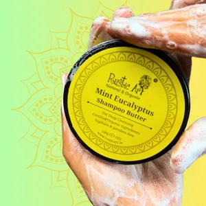 Mint Eucalyptus Shampoo Butter | Sulphate & Paraben Free | Hydrating & Moisturizing Reduces Hair Loss | 3.5 Oz - lather