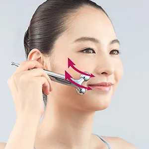 ReFa S Carat RAY -Deluxe Eye Lip & Forehead Roller | Push-Point Tip and Petite Sized Facial Roller - refa, Cheek Care