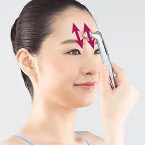ReFa S Carat RAY -Deluxe Eye Lip & Forehead Roller | Push-Point Tip and Petite Sized Facial Roller - refa, Forehead Care