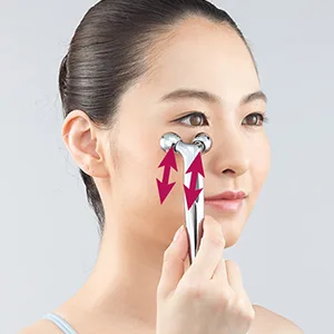 ReFa S Carat RAY -Deluxe Eye Lip & Forehead Roller | Push-Point Tip and Petite Sized Facial Roller - refa, Under-Eye Care