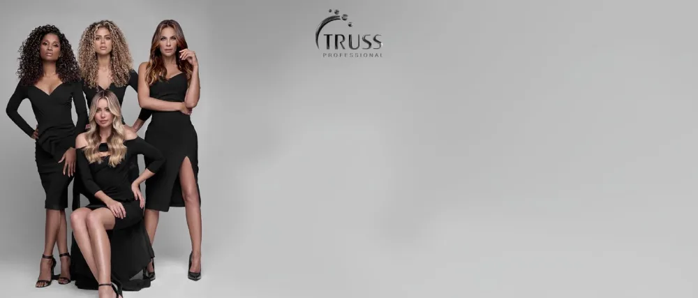 Truss Curly Shampoo - Gentle Cleansing for Defined Detangled Frizz-Controlled Wavy and Curly Hair with Softness Moisture Balance and Conditioning - TRUSS Professional