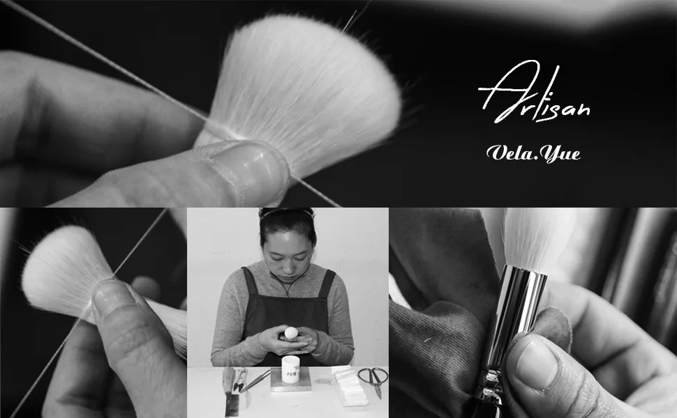 Vela.Yue Foundation Brush for Liquid Makeup Cream Base Blending Buffing Make Up Beauty Tool - Vela Yue