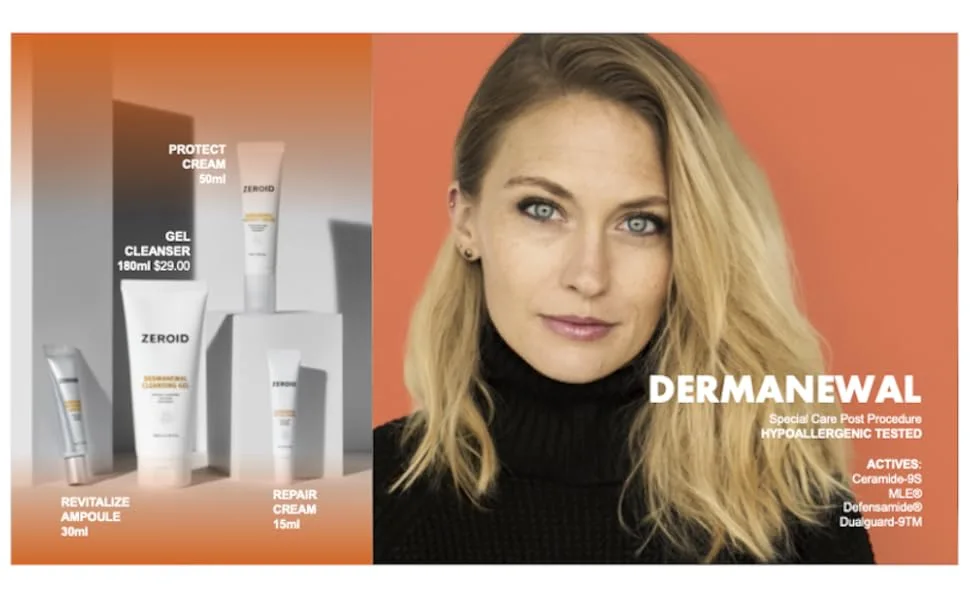 ZEROID Dermanewal Repair Cream Korean Dermocosmetic Special Care for Skin Treatment - Dermanewal Zeroid