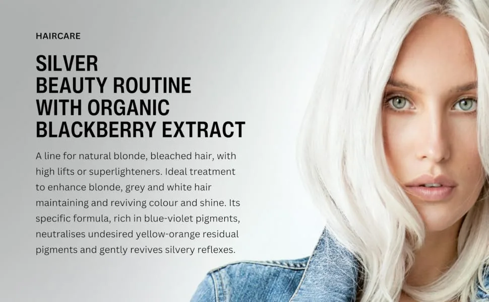 PREVIA Blonde Silver Shampoo - Hydrating Shampoo for Blonde Gray and White Hair (8.45 oz) - PREVIA SILVER