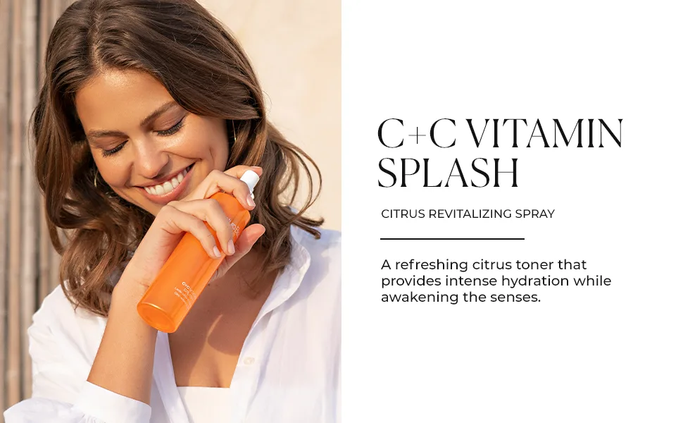 Natura Biss C+C Vitamin Splash | Citrus Revitalizing Mist | Revitalizes Refreshes & Hydrates 7 Oz - C+C Vitamin Splash