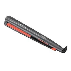 S5500TA 1" Anti-Static Flat Iron with Floating Ceramic Plates and Digital Controls Hair Straightener Grey/Coral - product information 2
