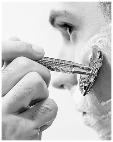 WEISHI Butterfly Open Double Edge Safety Razor Chrome Short Handle Reusable TTO Razor - WEISHI