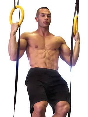 NAYOYA Gymnastic Rings Workout Set with Adjustable Straps for Full Body Strength Training and Bodyweight Crossfit Exercise - banner-1