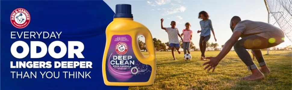 ARM & HAMMER Deep Clean Odor Formula Liquid Laundry Detergent 102 fl oz 68 Loads - deep clean