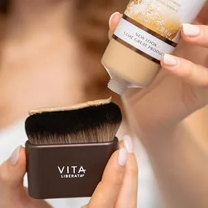 Vita Liberata Self Tanner Body Brush - Designed for Self Tanner & Body Makeup Use Streak Free Blended Application Reusable & Easy to Wash Vegan - product information 5
