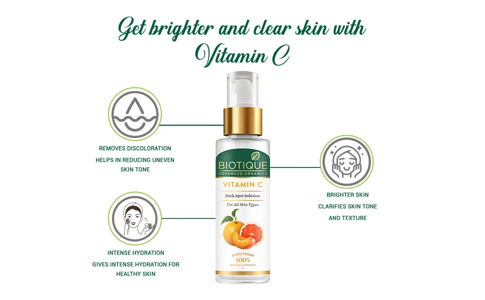Biotique Vitamin C Dark Spot Solution Face Serum 30 ml - product information 4