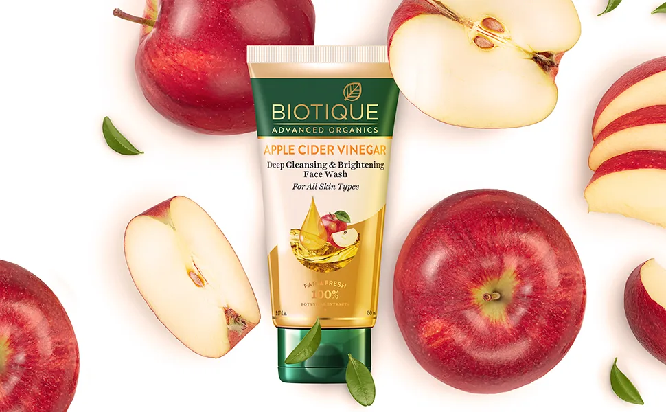 Biotique Apple Cider Vinegar Deep Cleansing Face Wash 150 ml - product information 1