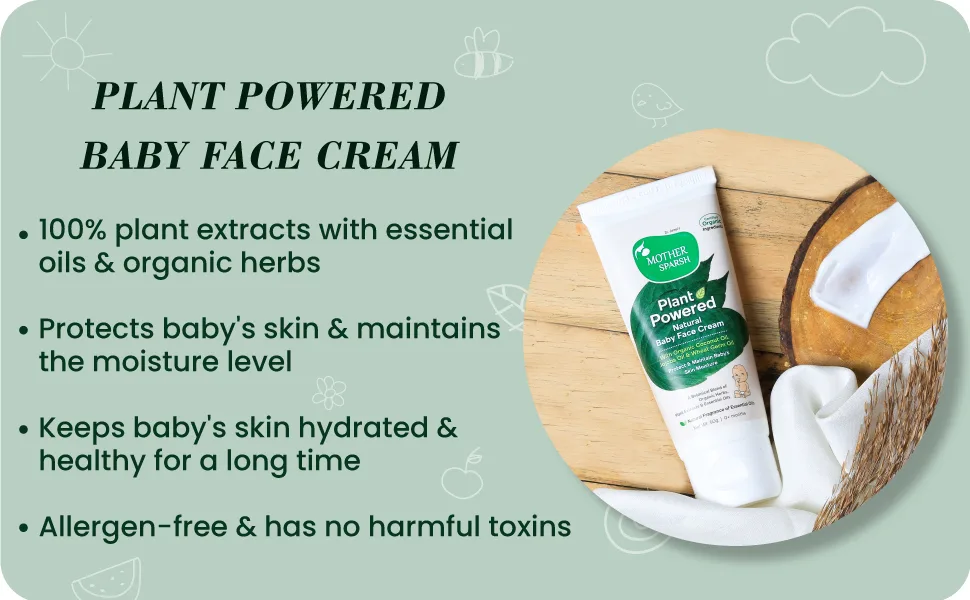 Plant Powered Natural Baby face Cream 50g - face cream