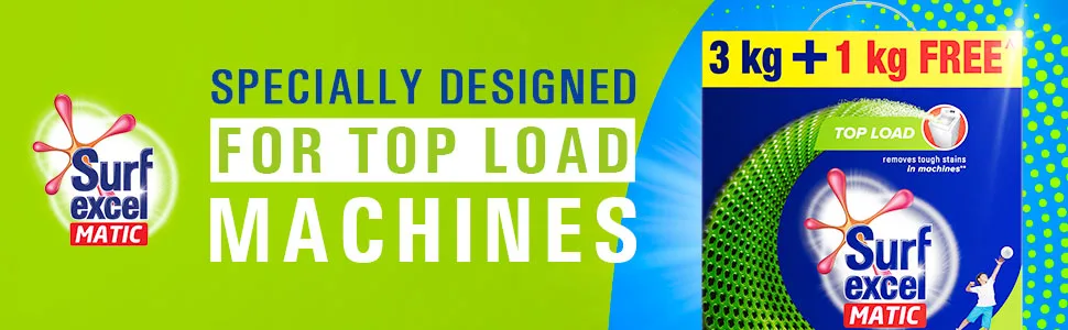 Matic Top Load Detergent Powder 3 Kg + 1 kg Free - product information 1