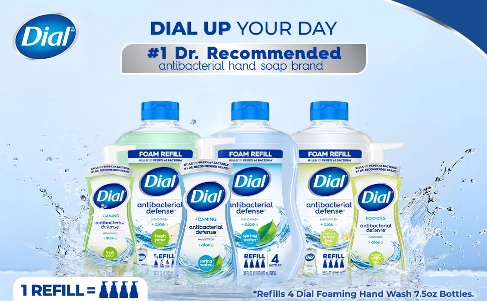 Dial Antibacterial Foaming Hand Wash Citrus Sunburst 7.5 fl oz - Dial antibacterial defense foaming hand wash