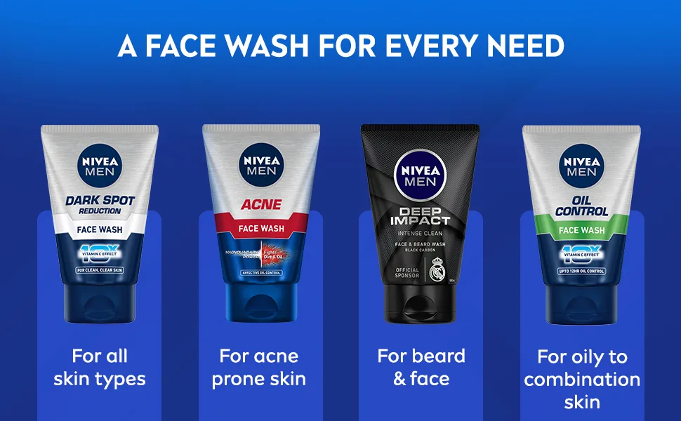 Nivea All in 1 Facewash 10X Whitening Effect With Cooling Menthol 50 Gram Tube - product information 5