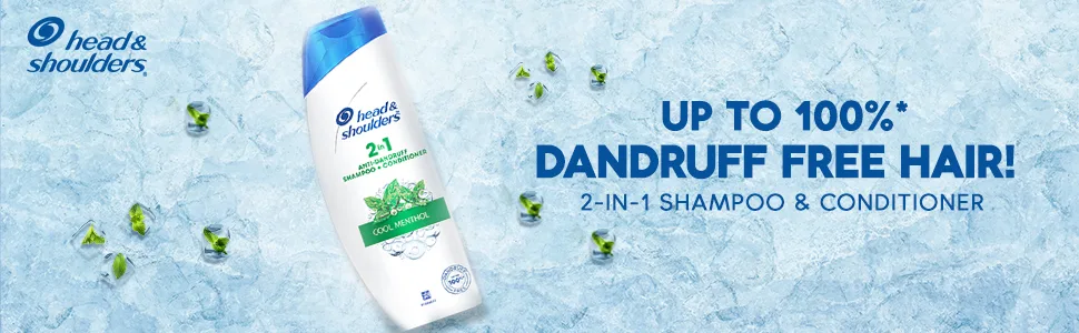 Head & Shoulders Cool Menthol 2-in-1 Shampoo + Conditioner (180ml) - product information 1