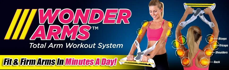 Ontel Wonder Arms Total Workout System Resistance Training Bands White - product information 1