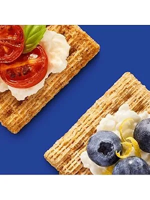 Triscuit Roasted Garlic Whole Grain Wheat Crackers 6 - 8.5 oz Boxes - image