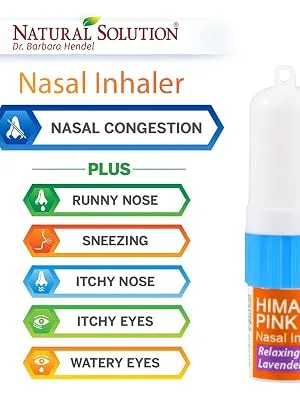LAVENDER NETI INHALER Sinus & Lung Relief. HIMALAYAN SALT AIR! Respiratory Wellness. Clearing Healing Ions Aromatherapy. Handy Portable - lavender inhaler
