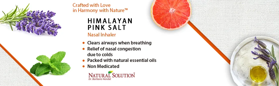 LAVENDER NETI INHALER Sinus & Lung Relief. HIMALAYAN SALT AIR! Respiratory Wellness. Clearing Healing Ions Aromatherapy. Handy Portable - neti inhaler