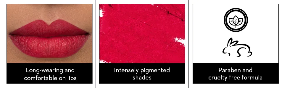 SUGAR Cosmetics Matte As Hell Crayon LipstickSugar Cosmetics Matte As Hell Nude Vs Bold Crayon Lipstick Gift BoxHighly pigmented Creamy Texture Long lasting Matte Finish - product information 3