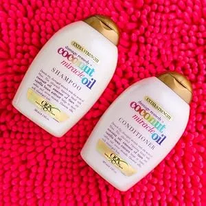 OGX Extra Strength Refresh Restore + Dry Shampoo Coconut Miracle Oil 5 Ounce - OGX coconut miracle oil smoothing frizzy hair dry damaged flyaways organix sulfate free