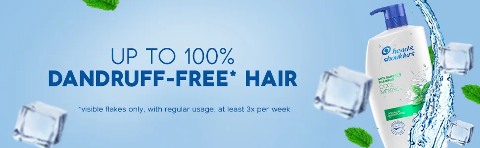 Head & Shoulders Anti-Dandruff Shampoo (Cool Menthol and Energizes Scalp) - 1L - product information 2