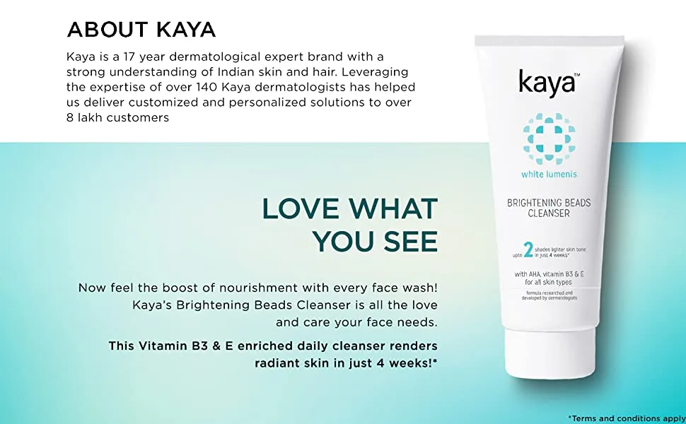 Kaya Skin Clinic Brightening Beads Cleanser 100ml - product information 2