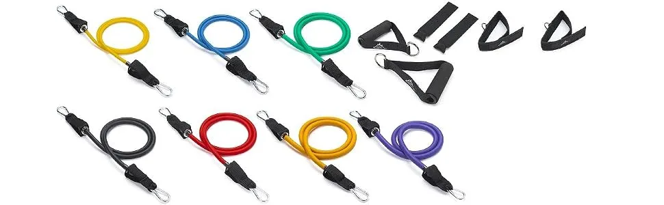Black Mountain Products - Ultimate Resistance Band Set with Starter Guide - product information 7