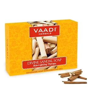 Vaadi Herbals Divine Sandal Soap with Saffron & Turmeric 75g - product information 2