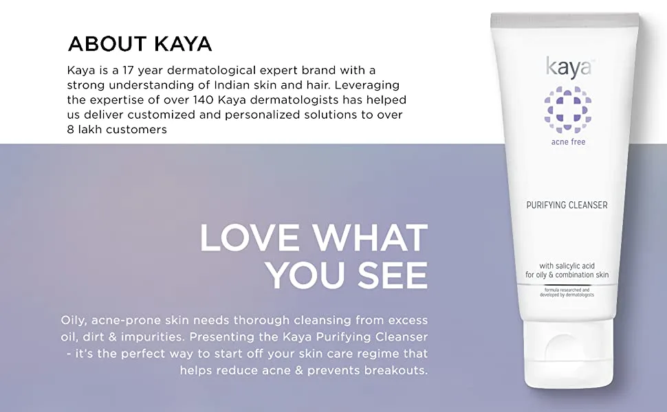 Kaya Skin Clinic Acne Free Purifying Cleanser 100ml - product information 2