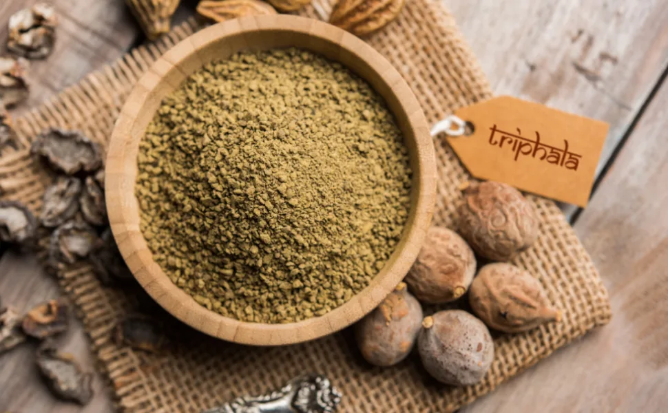 Naturevibe Botanicals Triphala Powder (8 Ounces) - Ayurvedic Formula for Detoxification & Rejuvenation - 100% Pure & Natural | Supports Immune System - Triphala Powder