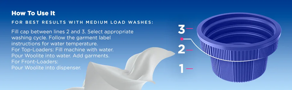 Woolite Everdya Liquid Laundry Detergent Sprakling Falls Scent 50 Ounce - how to use it