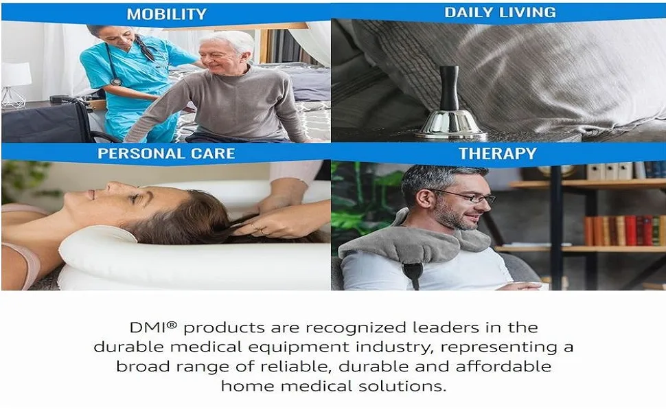 DMI Soft Foam Cervical Collar Neck Support Brace Large 3-Inch Width White 3 inch width Large - product information 3