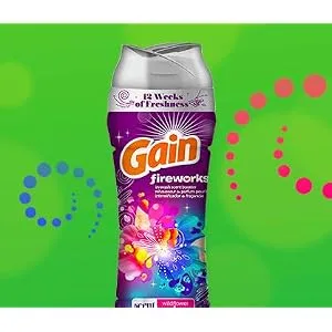Gain Wildflower and Waterfall Fireworks Duets Laundry Scent Booster Beads 13.2 oz - product information 2