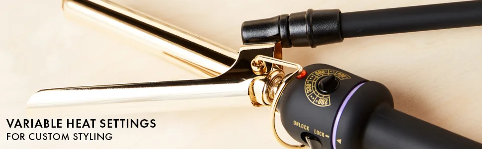 Hot Tools Pro Artist 24K Gold Marcel Iron | Long Lasting Curls Waves (3/4 in) 3/4 Inch BARREL 24K Gold Marcel Iron - marceliron; marcelirons; marcelcurlingiron; marcelcurlingirons; gold; hottools; longlastingcurls