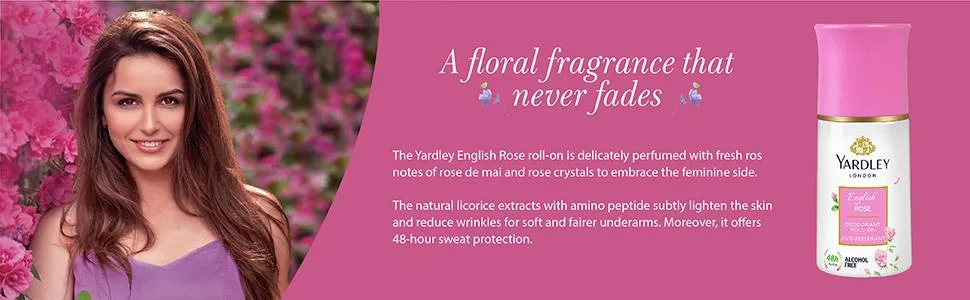 Yardley 1 London London Rose Deodorant Roll-On 50Ml - product information 1