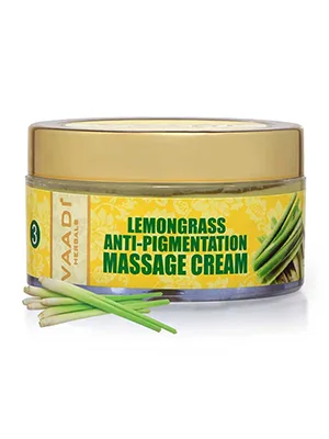 Vaadi Herbals Massage Cream - All Natural Herbal Cream - 50 Grams - (Lemongrass Anti Pigmentation Massage Cream) - product information 2