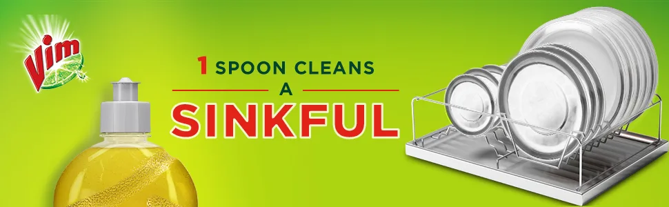 Vim Dishwash Gel - 500 ml (Lemon) - product information 1