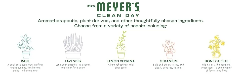 MRS. MEYER'S CLEAN DAY All-Purpose Cleaner Spray Geranium 16 fl. oz - Aromatherapeutic, plant-derived, and other thoughtfully chosen ingredients