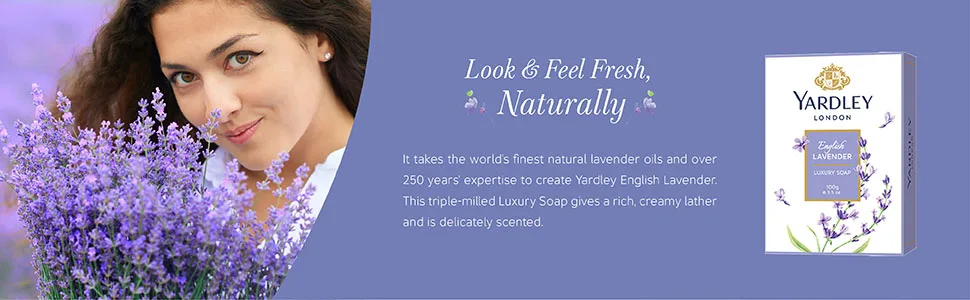 Yardley English Lavender Luxury Soap 3x100gm - product information 1