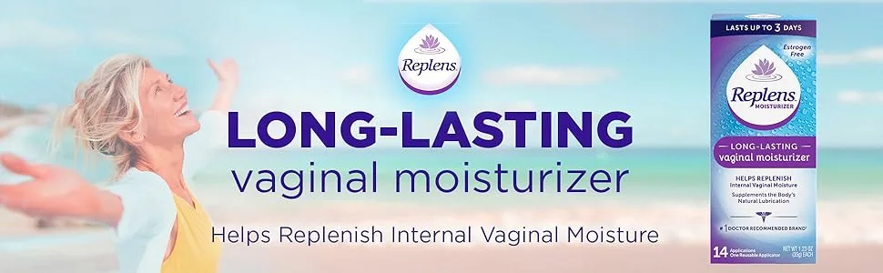 Replens Long-Lasting Vaginal Moisturizer with Reusable Applicator 1.23 Ounce - product information 1